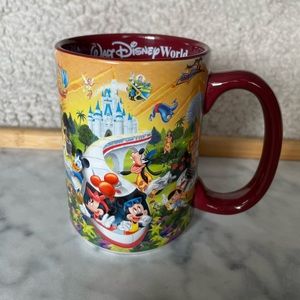 Walt Disney World Four Theme Parks Ceramic Coffee Mug 3D Embossed